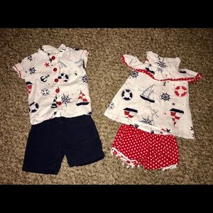Matching twin set